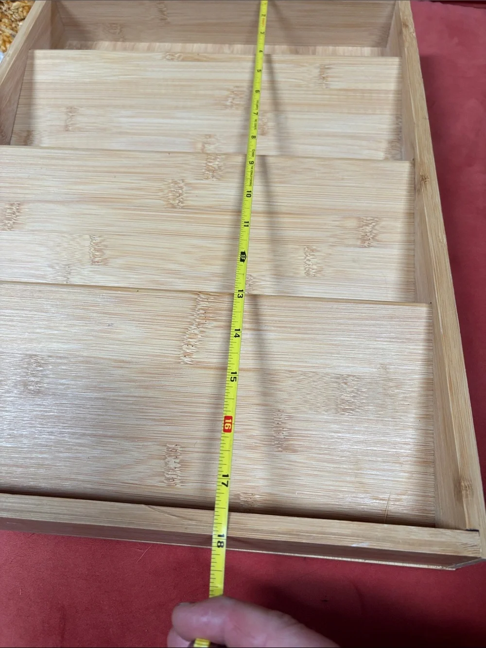 Bamboo Tiered Drawer Spice Rack - Natural